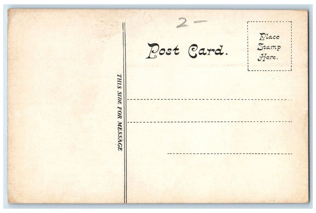 c1910 Methodist Church Canton Pennsylvania PA Antique Unposted Postcard