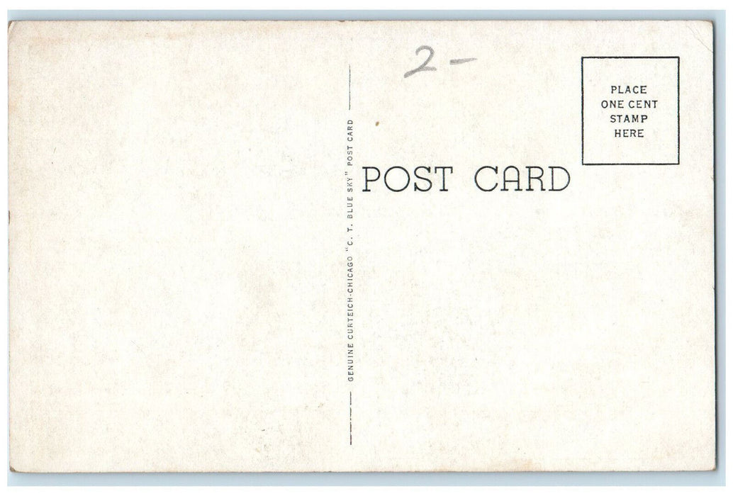 c1950's Alpha Hall Elizabethtown College Elizabethtown PA Unposted Postcard