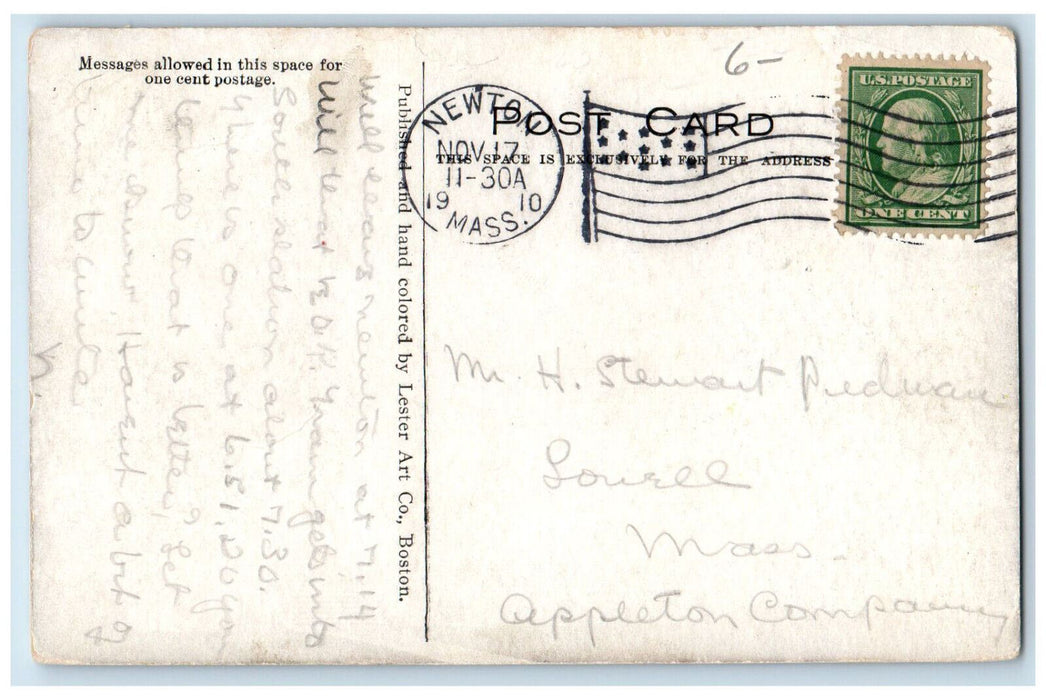 1910 Congregational Church North Chelmsford, Massachusetts MA Antique Postcard