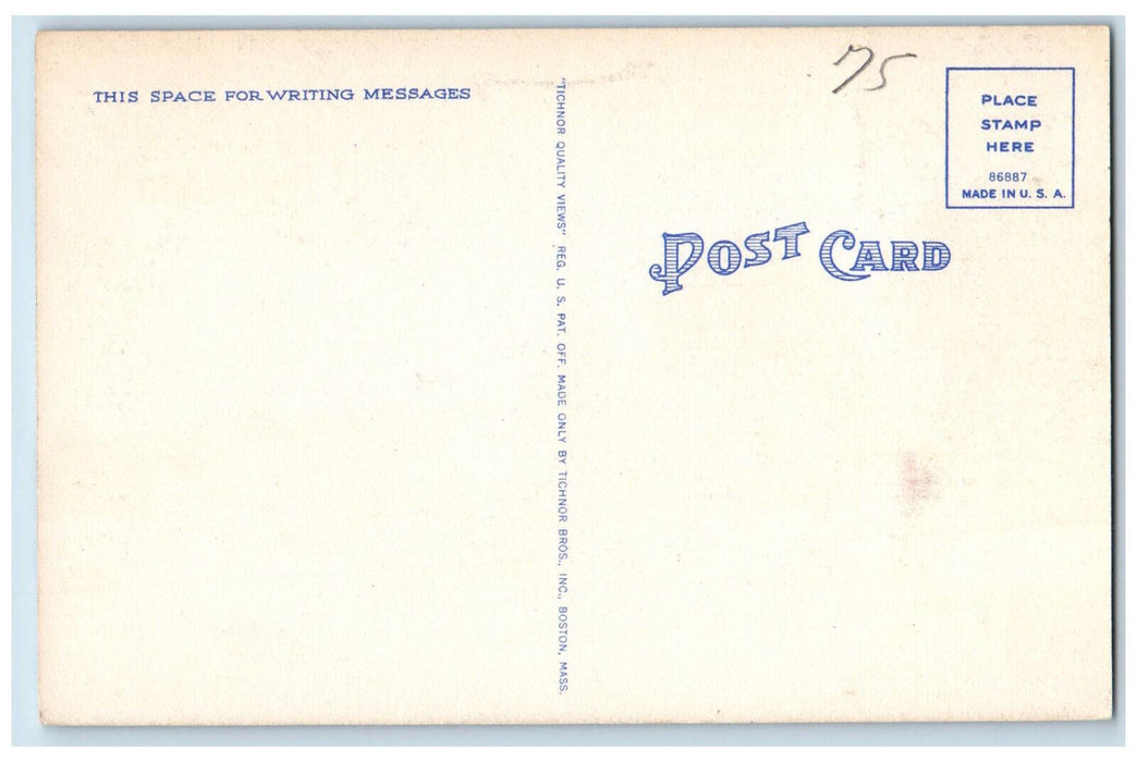 c1950's Indian Plaza Mohawk Trail Charlemont Massachusetts MA Postcard