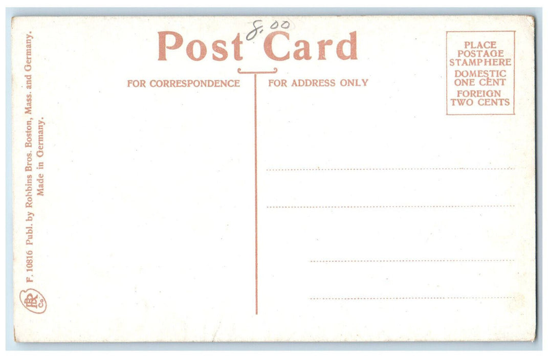 c1910 Churchill and Alden Factory Campello Massachusetts MA Antique Postcard