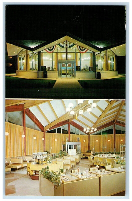 1968 Surf Side Restaurant Multi-View Wildwood Crest New Jersey Vintage Postcard