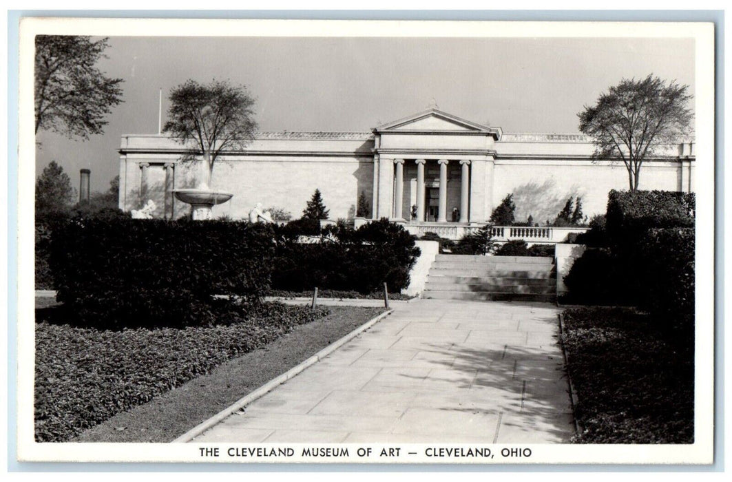 c1940's The Cleveland Museum Of Art Ohio OH RPPC Unposted Photo Postcard