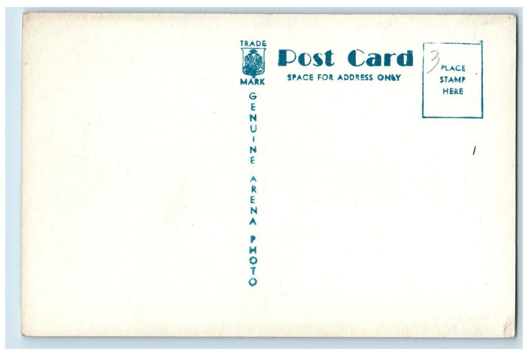 1933 Great Stairway Hall Of Science Chicago World's Fair IL RPPC Photo Postcard
