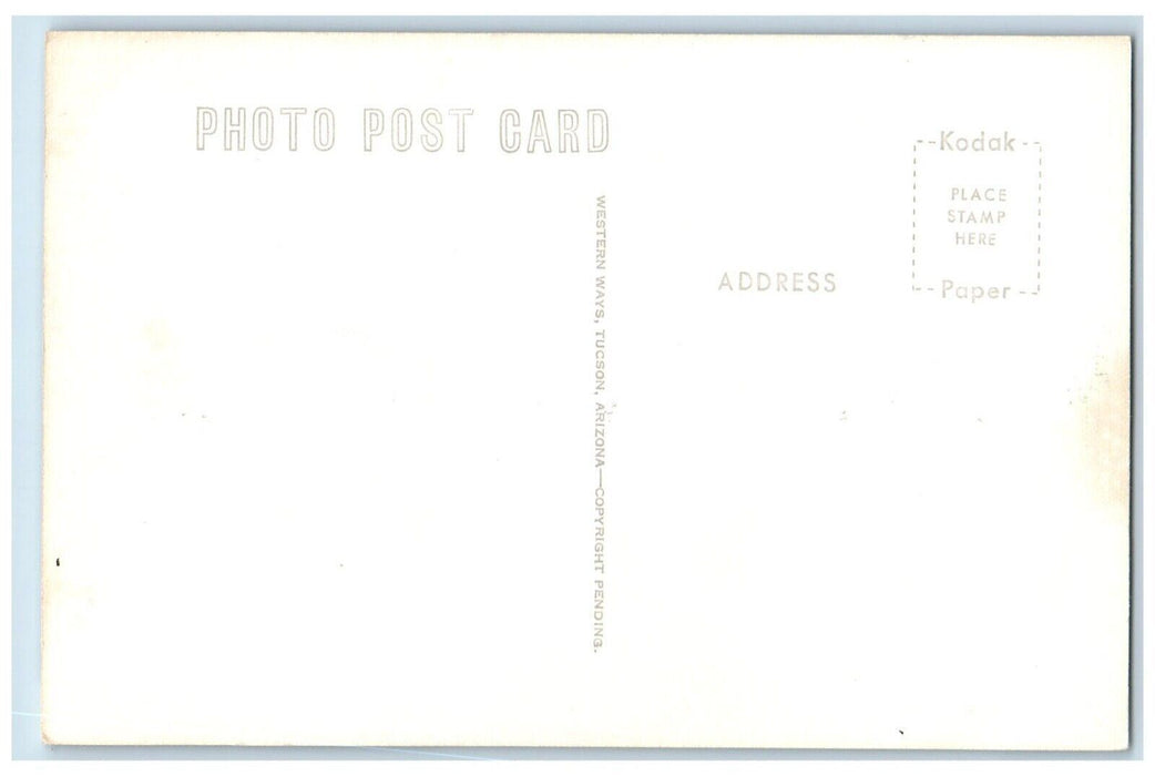 c1950's Mount Lemmon Fishing Beautiful Woman Men Tucson AZ RPPC Photo Postcard
