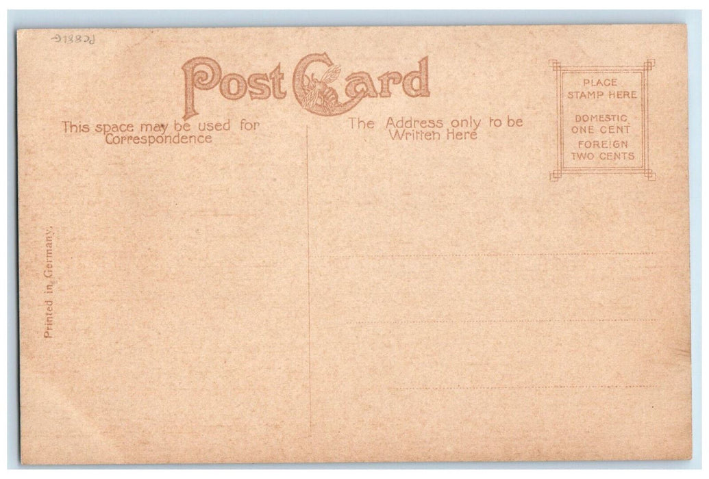 c1910 Bookline Public Bath Building Brookline Massachusetts MA Postcard