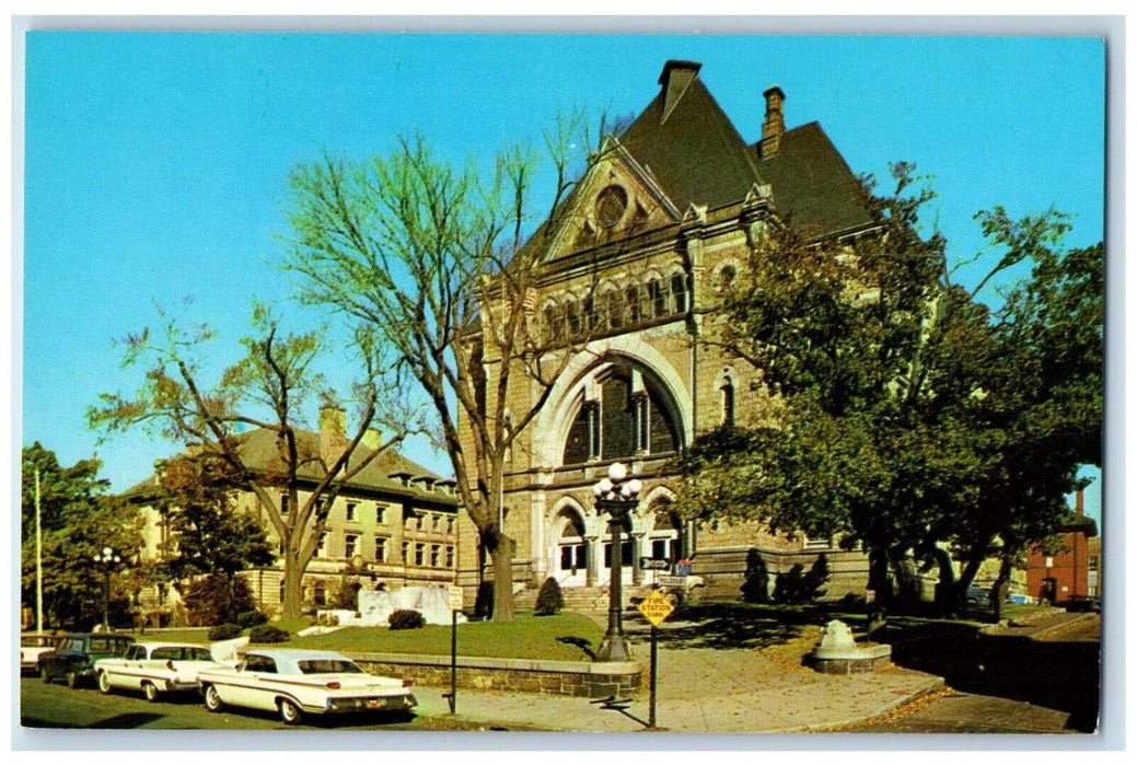 c1950's Brookline Town Hall Brookline Massachusetts MA Vintage Postcard