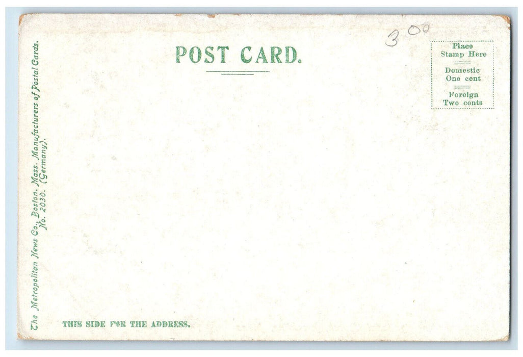 c1905 Harvard Congregational Church Brookline Massachusetts MA Postcard