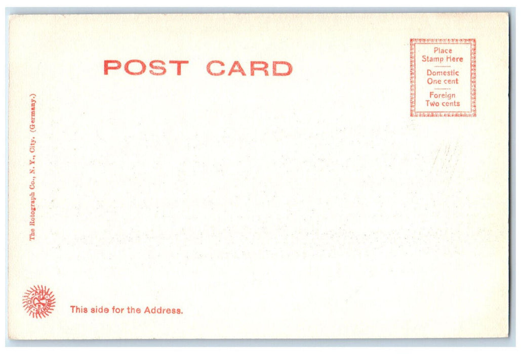 c1905 First Parish Church Unitarian Brookline Massachusetts MA Postcard