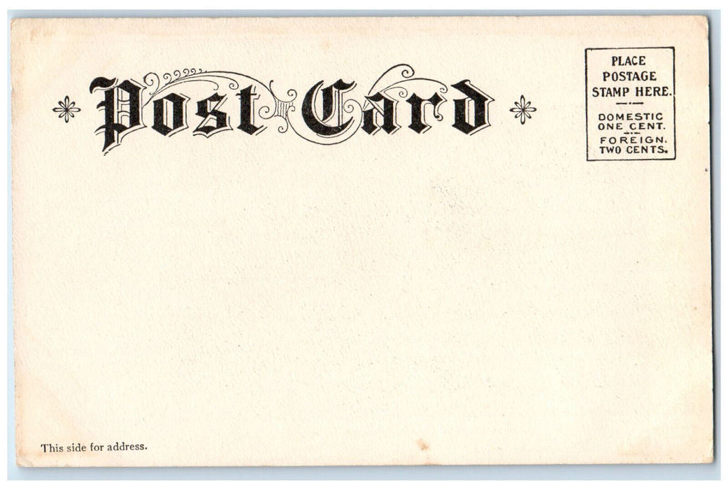 c1905 Harvard Congregational Church Brookline MA Metropolitan News Co. Postcard