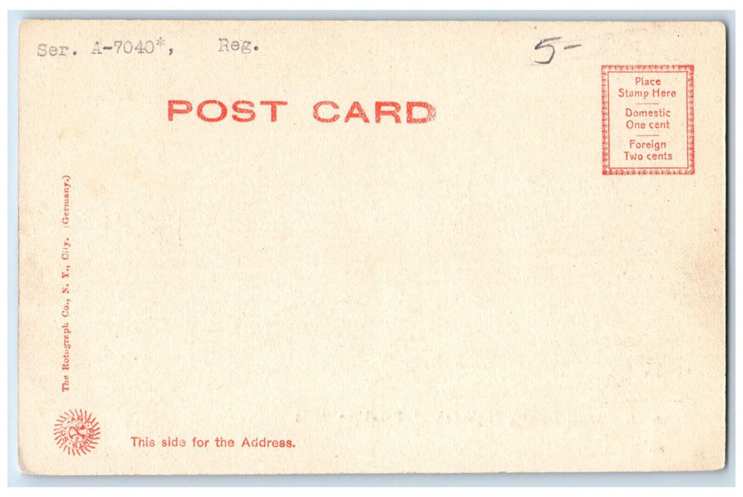 c1905 Manual Training High School Brookline Massachusetts MA Antique Postcard