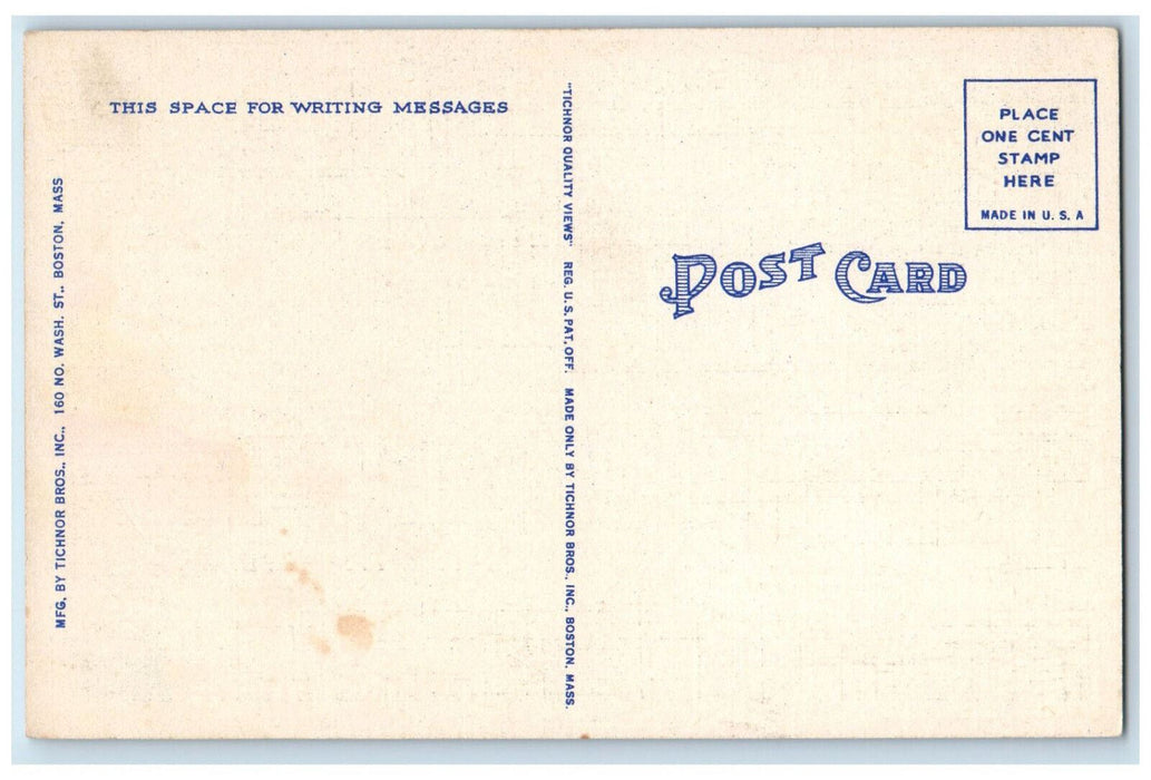 c1940's Aerial View Hospital at Camp Edwards Massachusetts MA Vintage Postcard