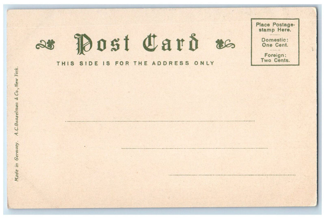 c1905 Gorr Hall, Cambridge Massachusetts MA Antique Unposted Postcard