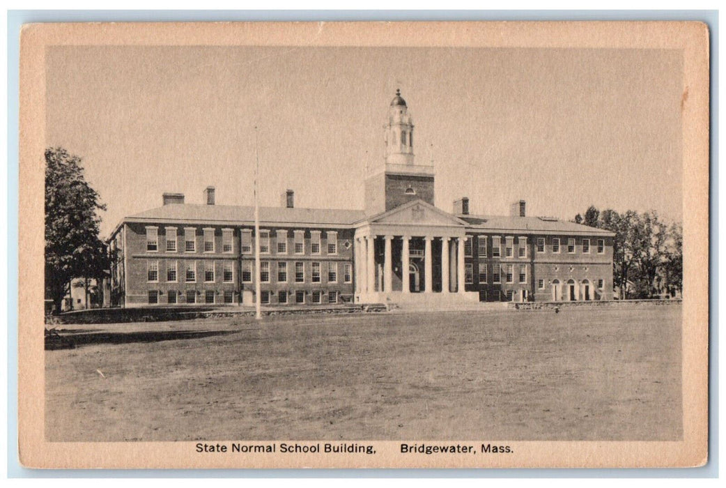 c1940's State Normal School Building Bridgewater Massachusetts MA Postcard
