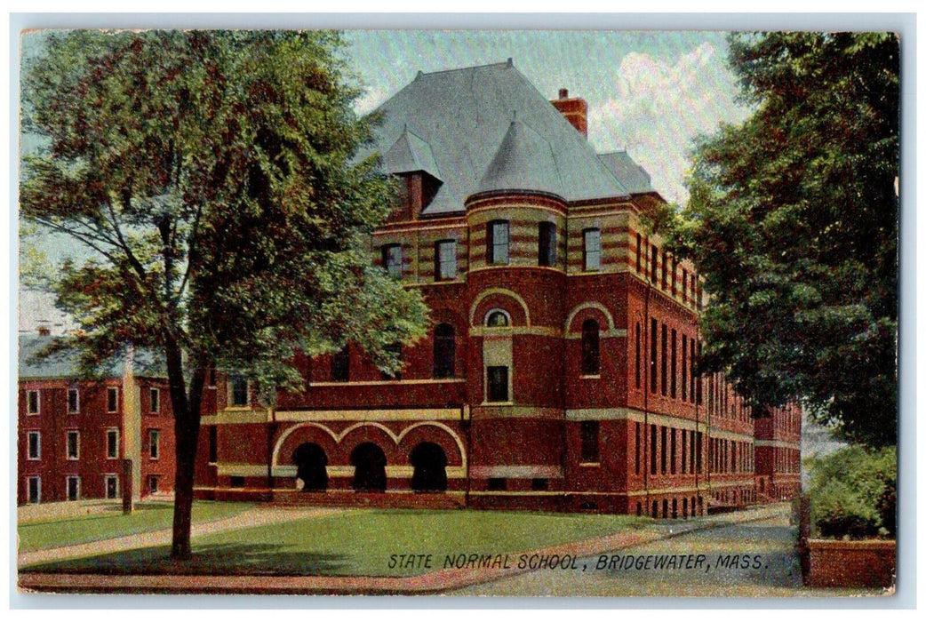 c1910 State Normal School Bridgewater Massachusetts MA Unposted Postcard