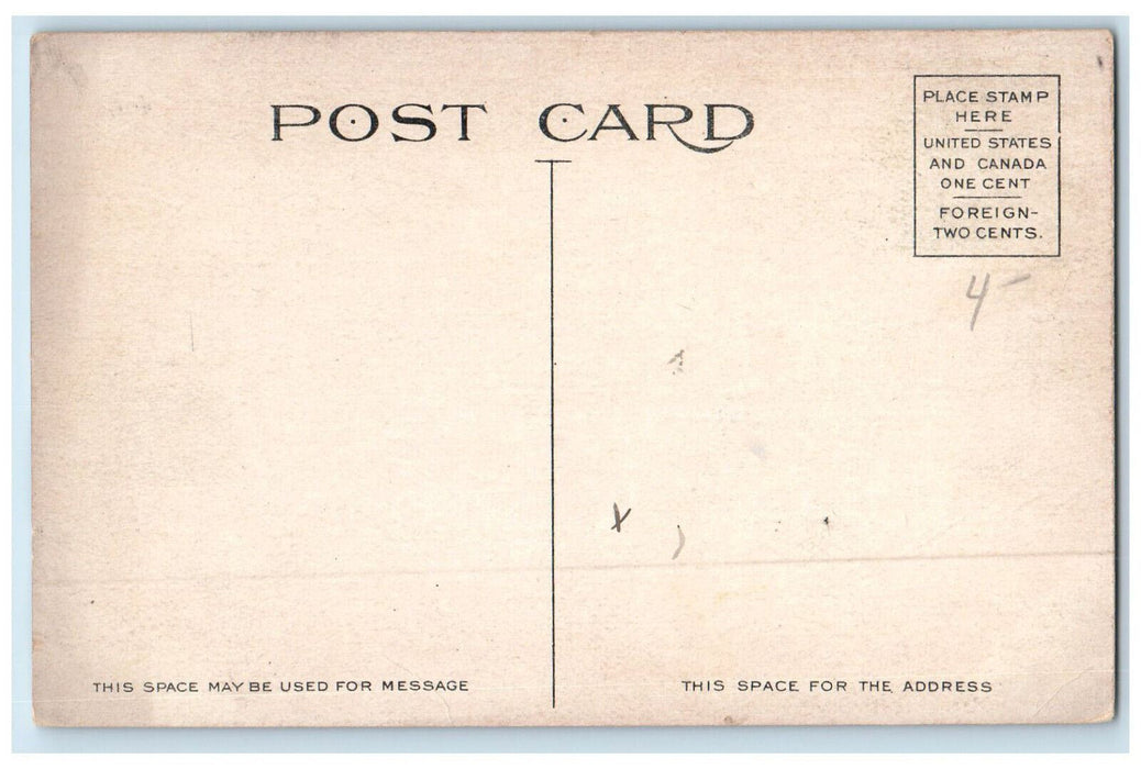 c1910 Plymouth County Court House, Brockton Massachusetts MA Antique Postcard