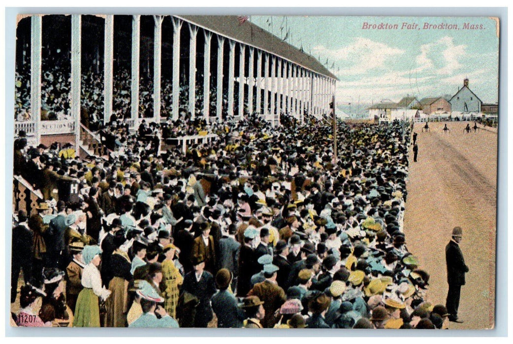 1907 Brockton Fair, Brockton Massachusetts MA Posted Antique Postcard