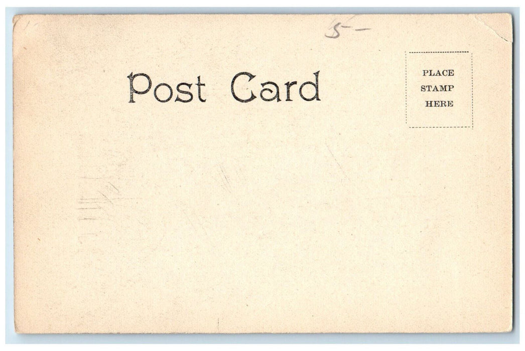c1905 Public Library Hackensack New Jersey NJ Antique Unposted Postcard