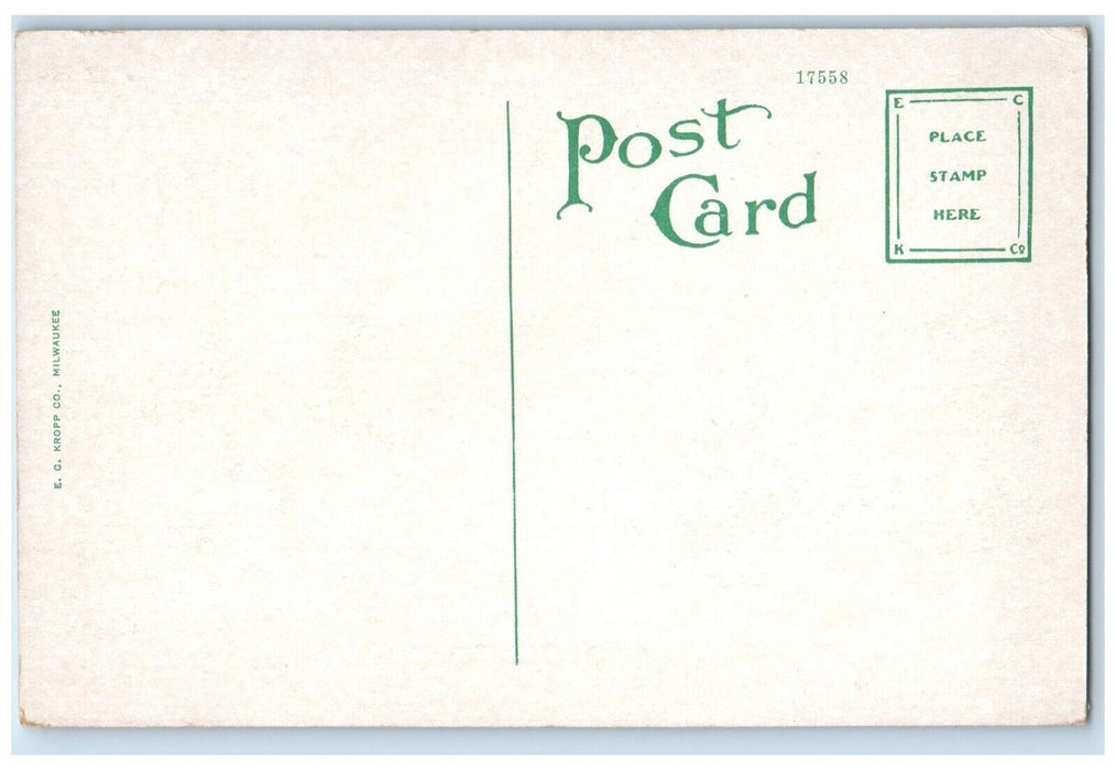 c1910's High School Building Arkansas City Kansas KS Unposted Antique Postcard