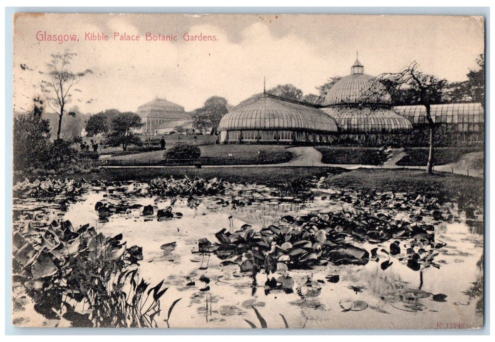 Glasglow Kibble Palace Botanic Gardens Scotland United Kingdom UK Postcard
