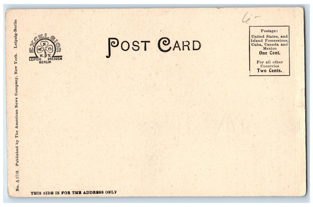 c1905 Baptist Church Morristown New Jersey NJ Antique Unposted Postcard