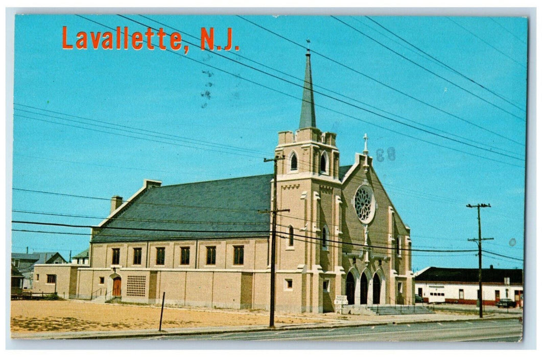 1978 Church of St. Bonaventure Lavallette New Jersey NJ Vintage Postcard