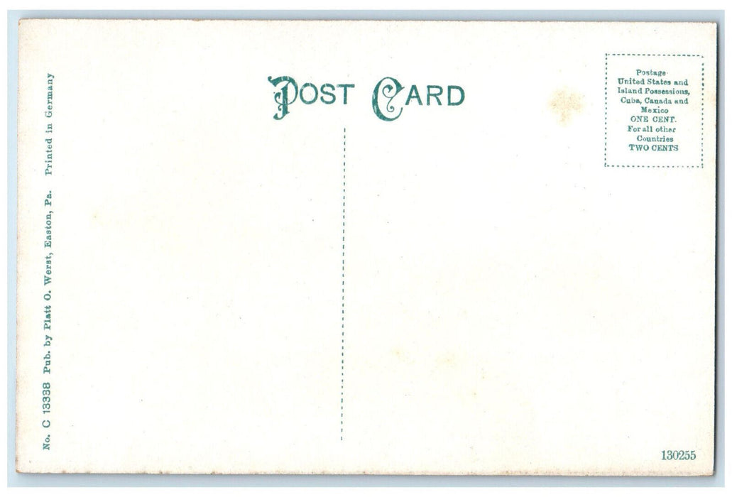 c1910 St. Phillip St. James Catholic Church Phillipsburg New Jersey NJ Postcard