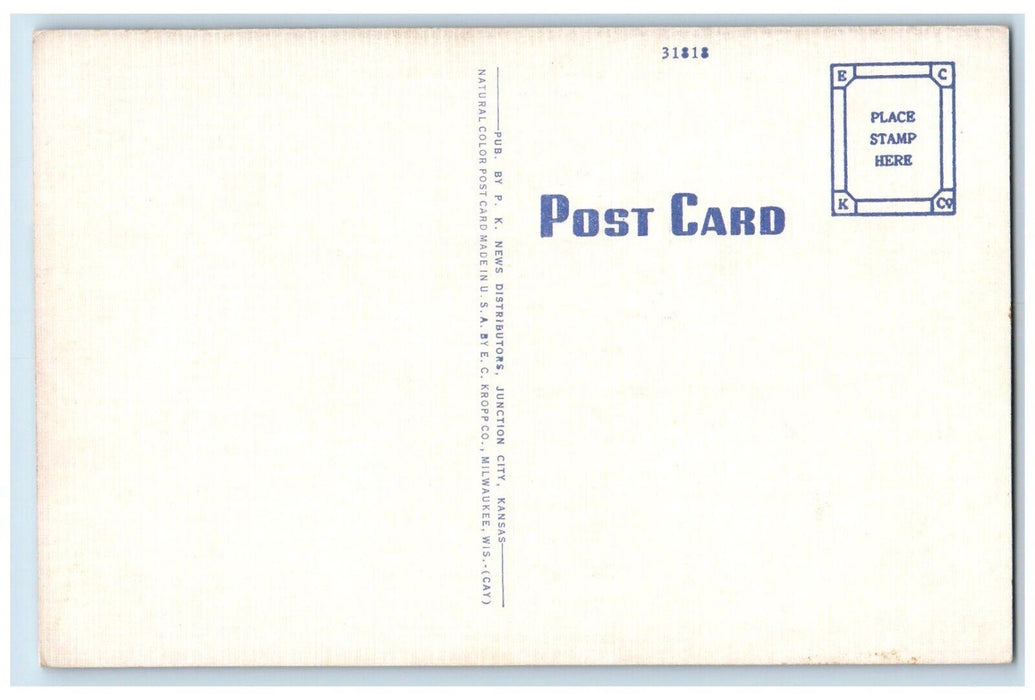 c1960's Armored Division Camp Funston Camp Forsyth Fort Riley Kansas KS Postcard