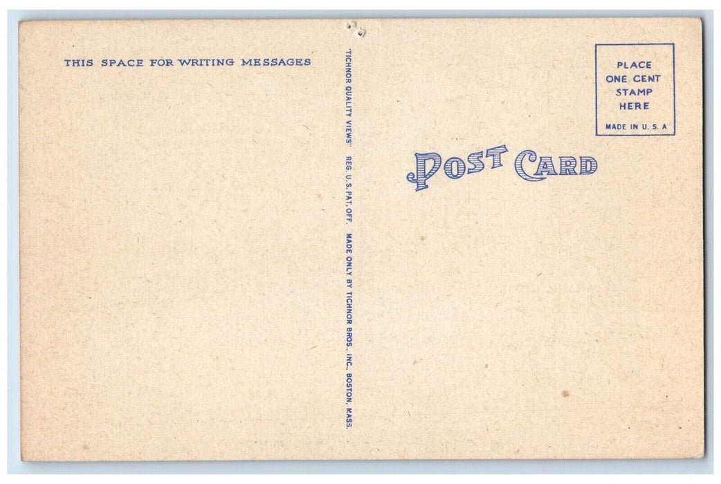 c1930's Greetings From Waterloo Indiana IN, Lake View Unposted Vintage Postcard