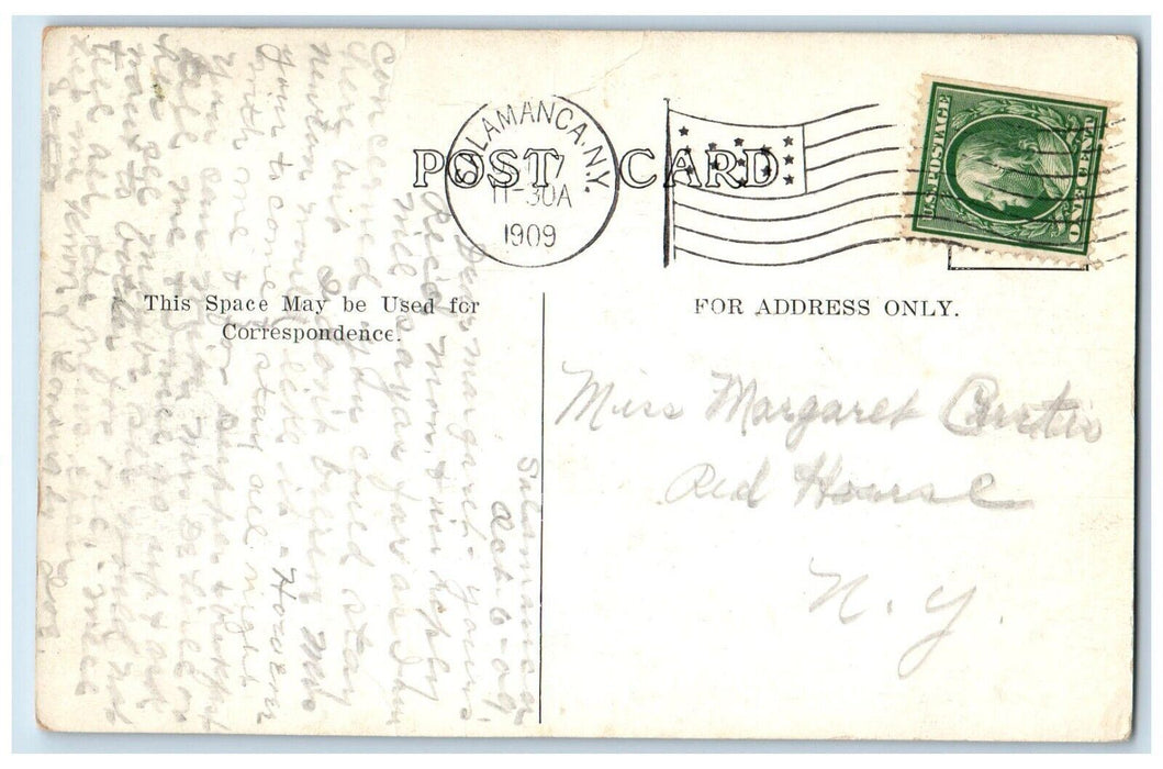 1909 Salamanca Commandry No. 62 Parade Salamanca New York NY Antique Postcard