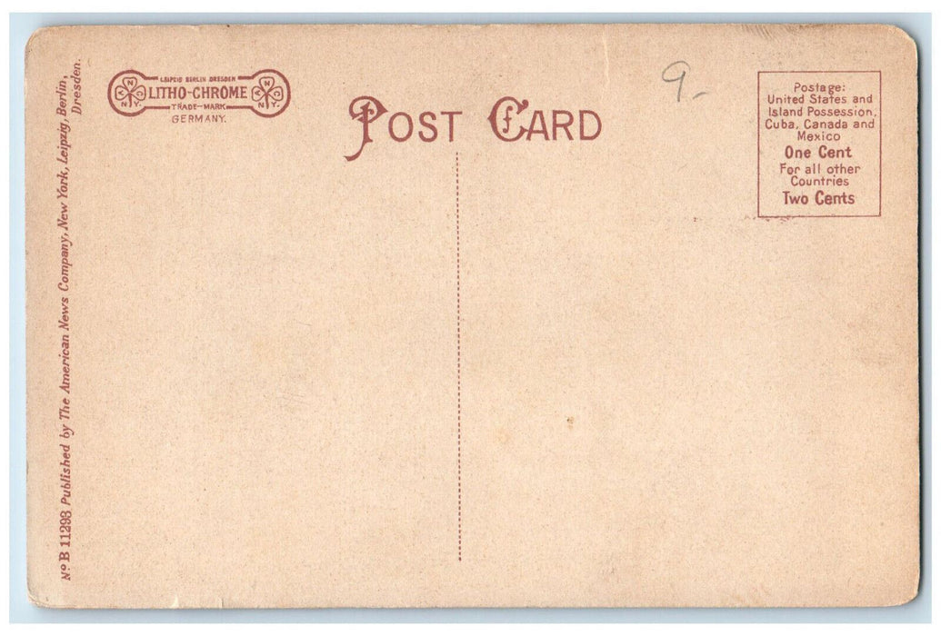 c1910 First Methodist Protestant Church Manasquan New Jersey NJ Postcard
