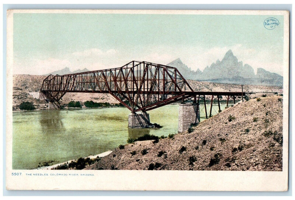 c1910's View Of The Needles Colorado River Arizona AZ Posted Antique Postcard