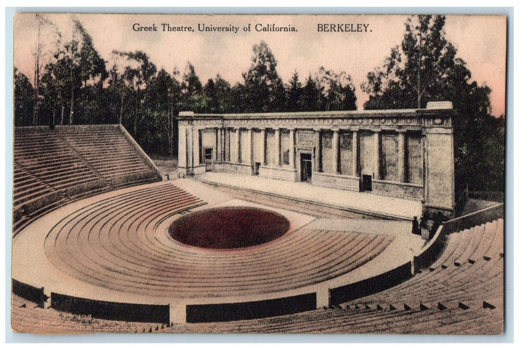 c1910 Greek Theatre University of California Berkeley CA Antique Postcard