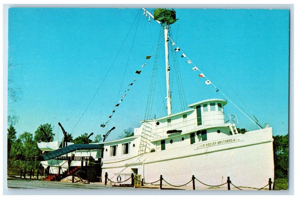 c1960's McKeever Brother Ship Seaford Delaware DE Boat Vintage Postcard