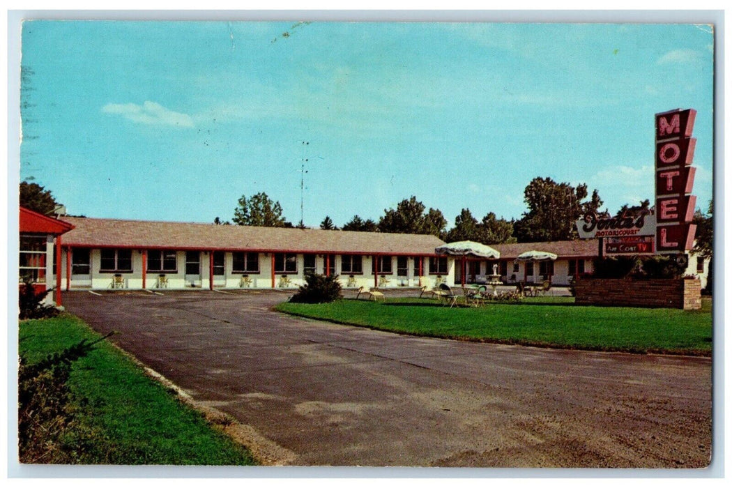 1975 Fonte's Motel Hotel Newburgh New York NY Posted Antique Postcard