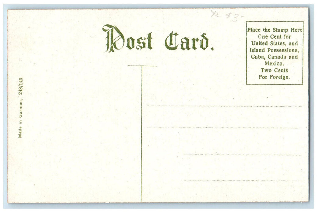 c1910 Ferry Boat, Wrightsville to Columbia York Pennsylvania PA Postcard
