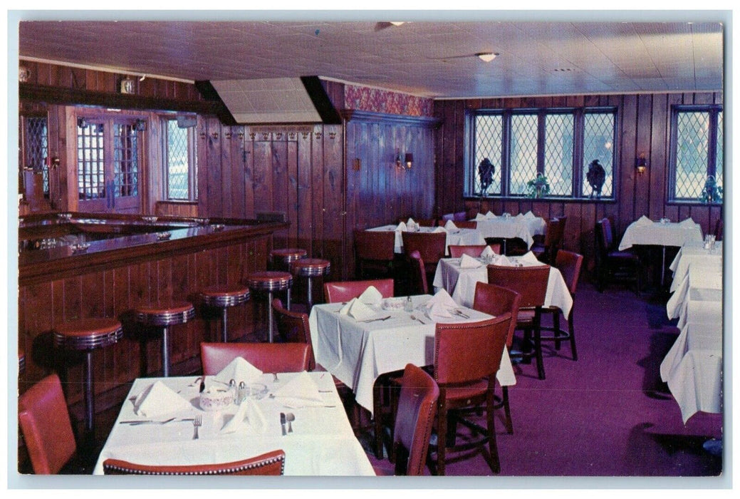 c1950's The English Grill Cocktail Lounge Wilmington Delaware DE Postcard