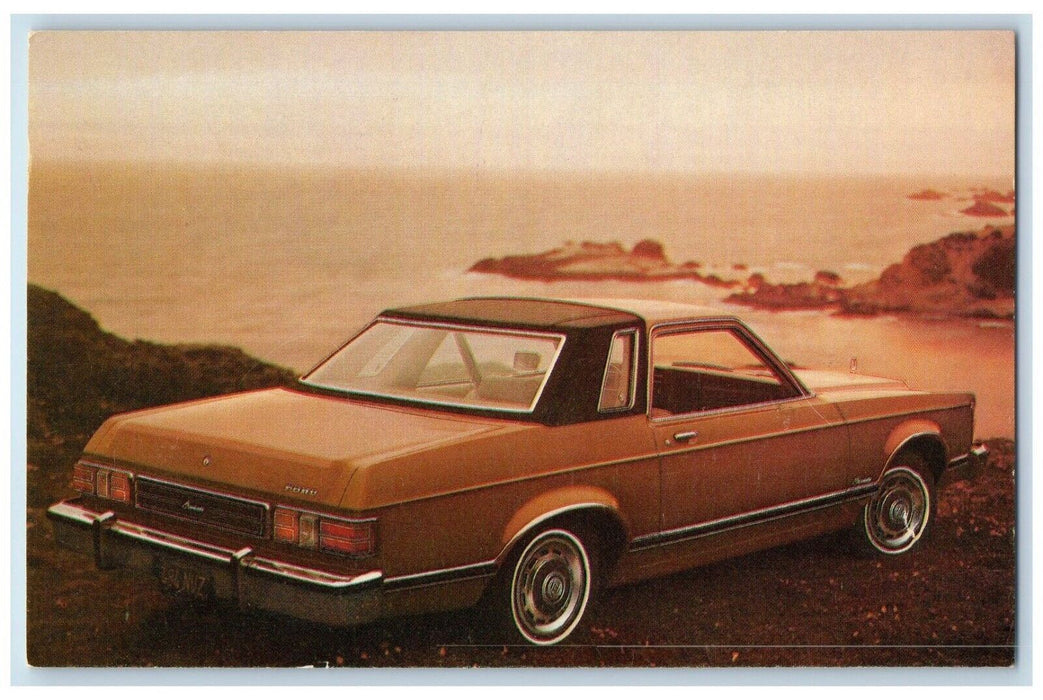 1977 Granada Ghia 2-DR Seadan Car Dover Delaware DE Vintage Postcard