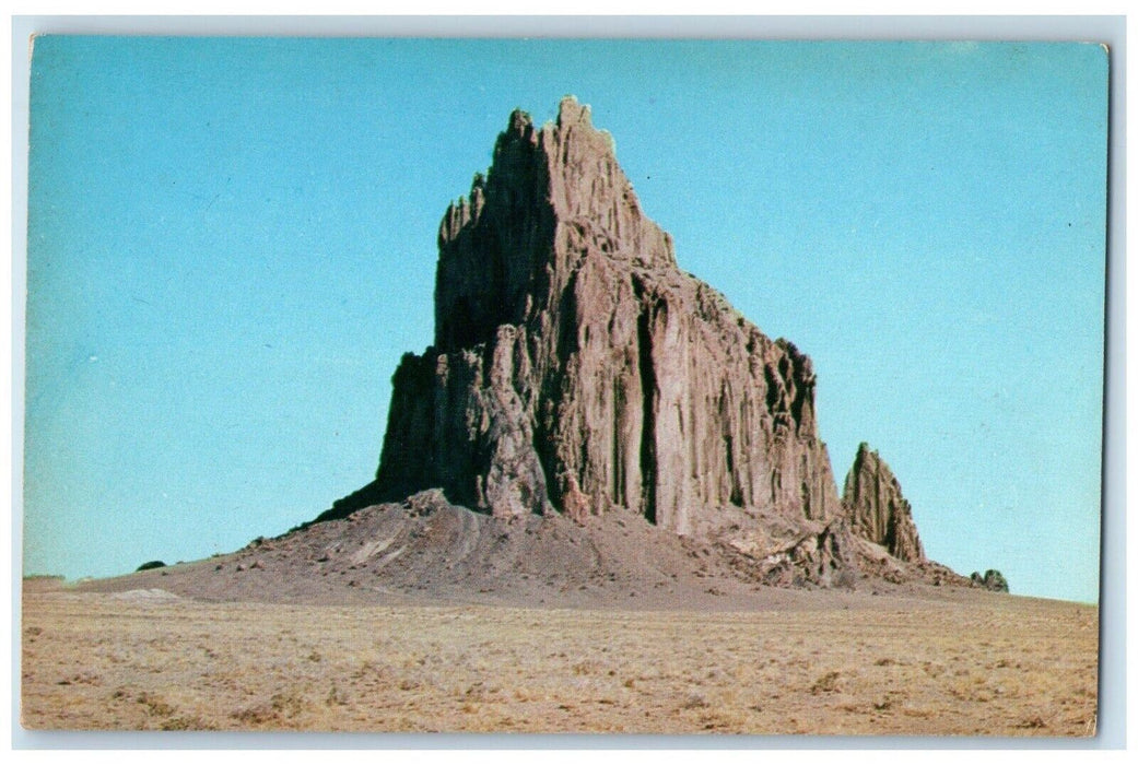 c1950's View Of Shiprock New Mexico NM Unposted Vintage Postcard