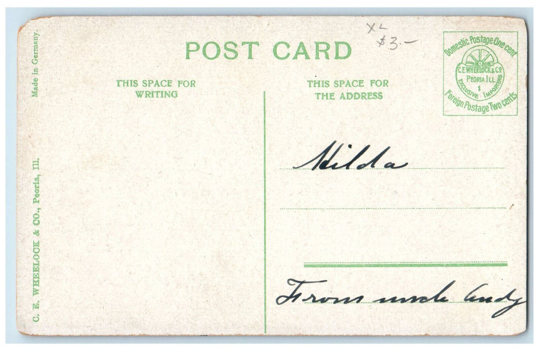 c1910 Horse Carriage Union Engine House York Pennsylvania PA Antique Postcard