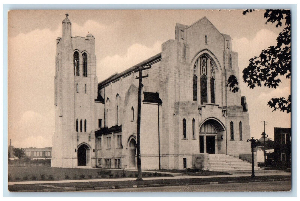 c1910 First Presbyterian Church Berwick Pennsylvania PA Unposted Postcard