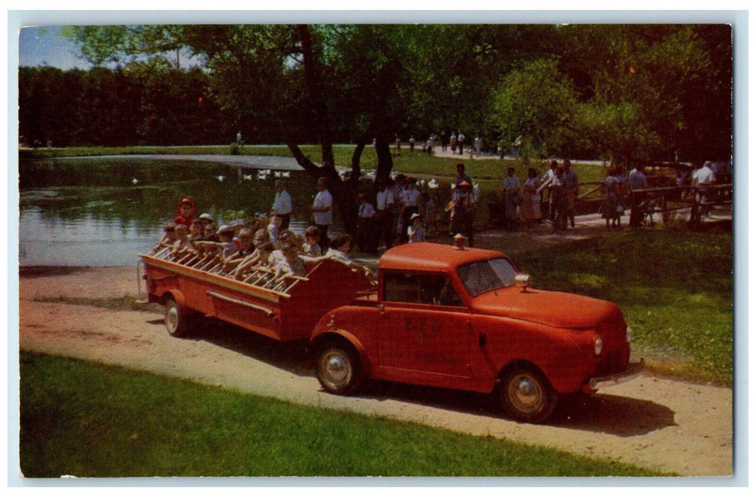 c1960's Benson Wild Animal Farm Hudson Centre New Hampshire NH Postcard
