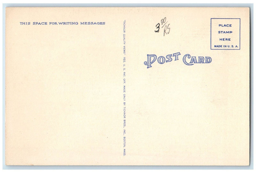 c1940's Ducks Bucks River Greetings from Pittsfield Illinois IL Postcard