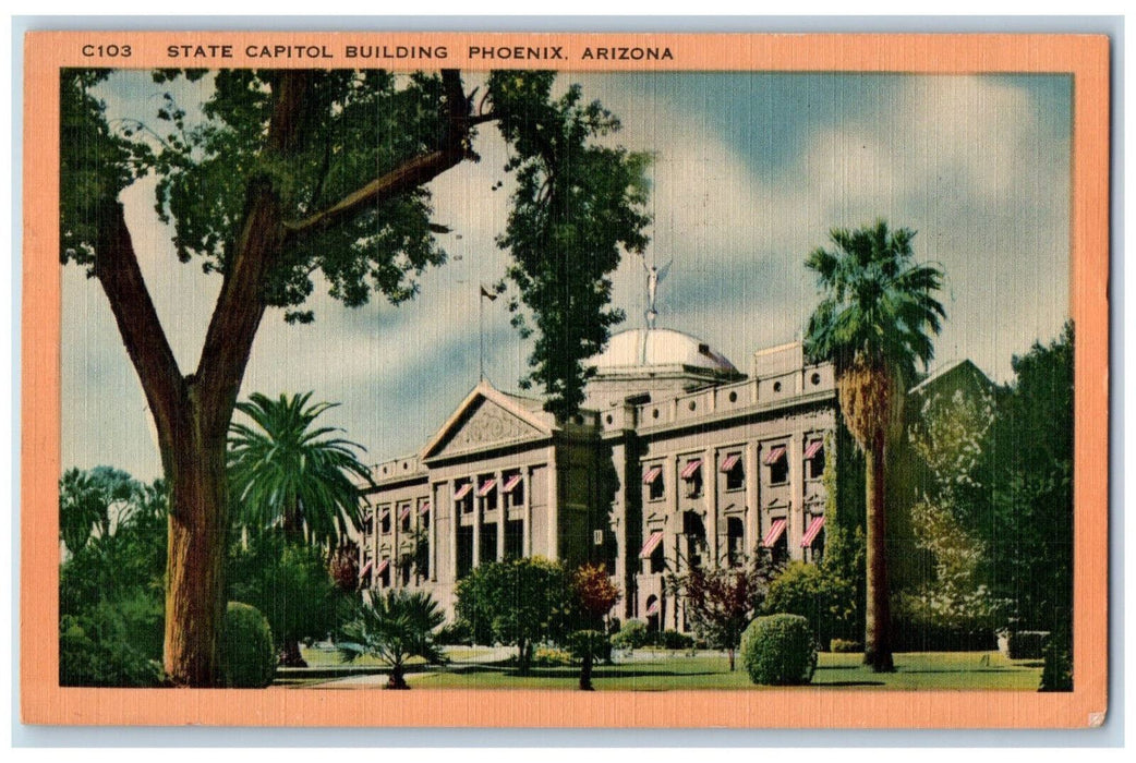 1955 State Capitol Building Phoenix Arizona AZ Posted Vintage Postcard