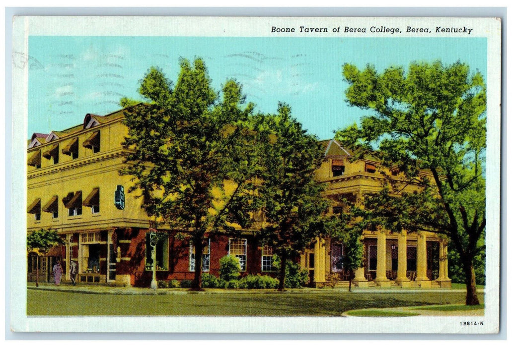 1949 Boone Tavern of Berea College Berea Kentucky KY Vintage Postcard
