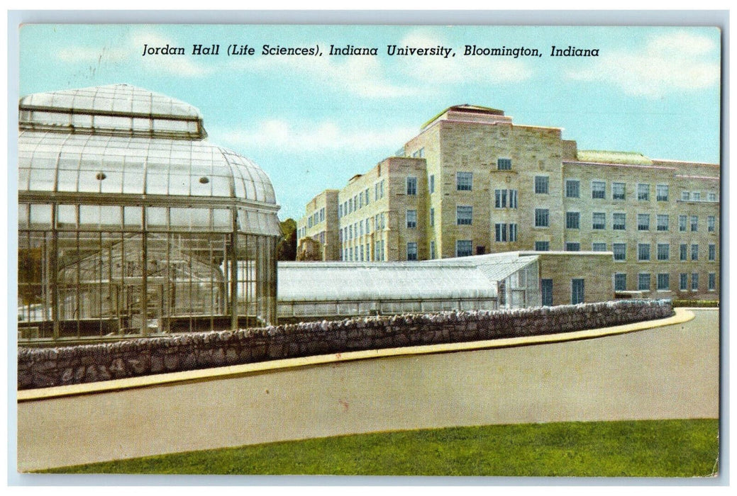 1968 Jordan Hall (Life Sciences) Indiana University Bloomington IN Postcard