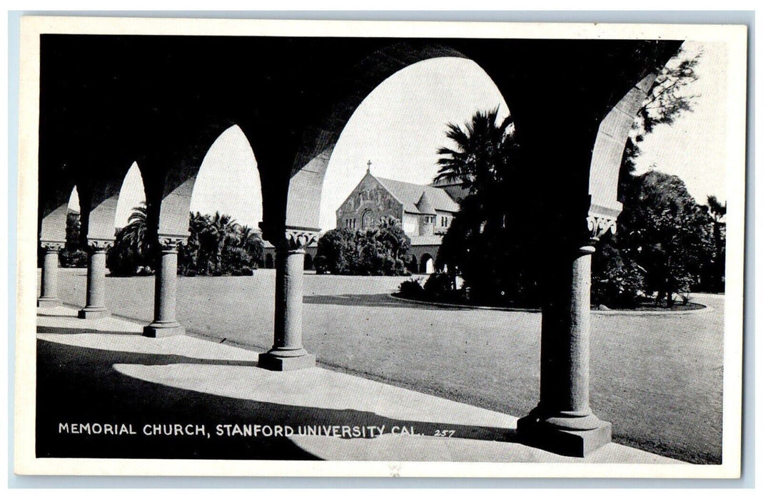 c1930's Memorial Church Stanford University California CA RPPC Photo Postcard