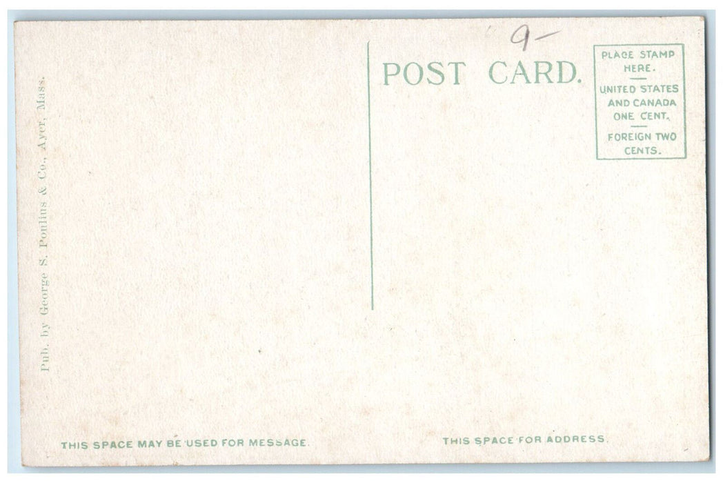 c1920's View of St. Andrew's Church Ayer Massachusetts MA Unposted Postcard
