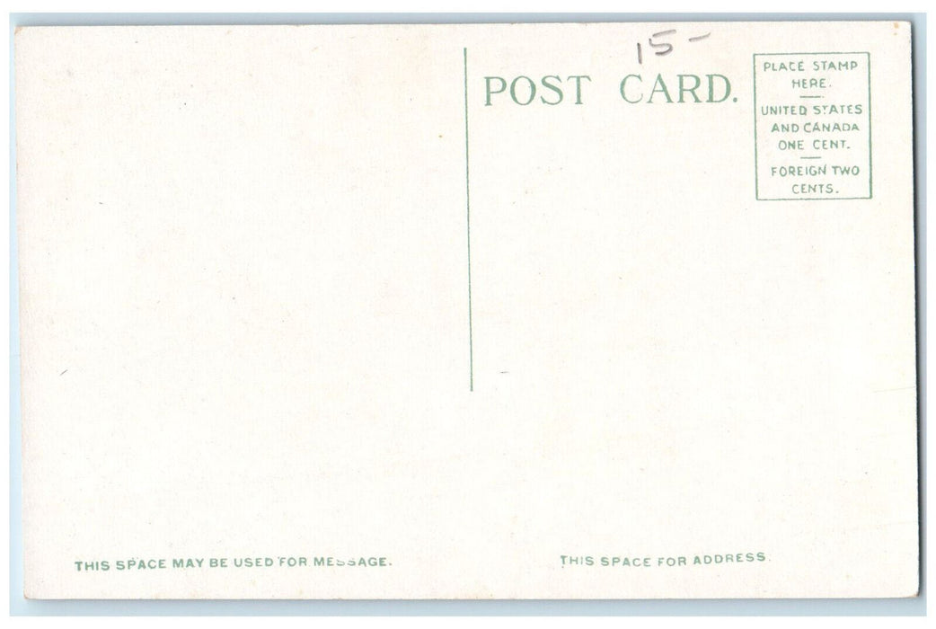 c1920's Main Street Ice Cream Shop Cars Ayer Massachusetts MA Postcard