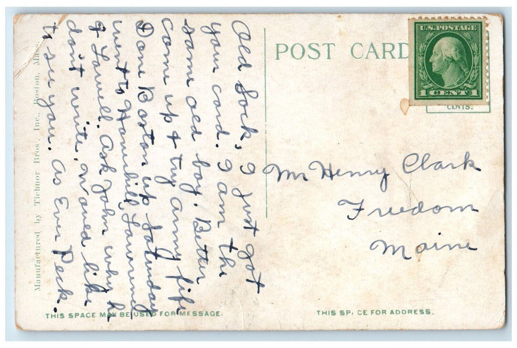 c1920's Cooks and Bakers School Camp Devens Ayer Massachusetts MA Postcard